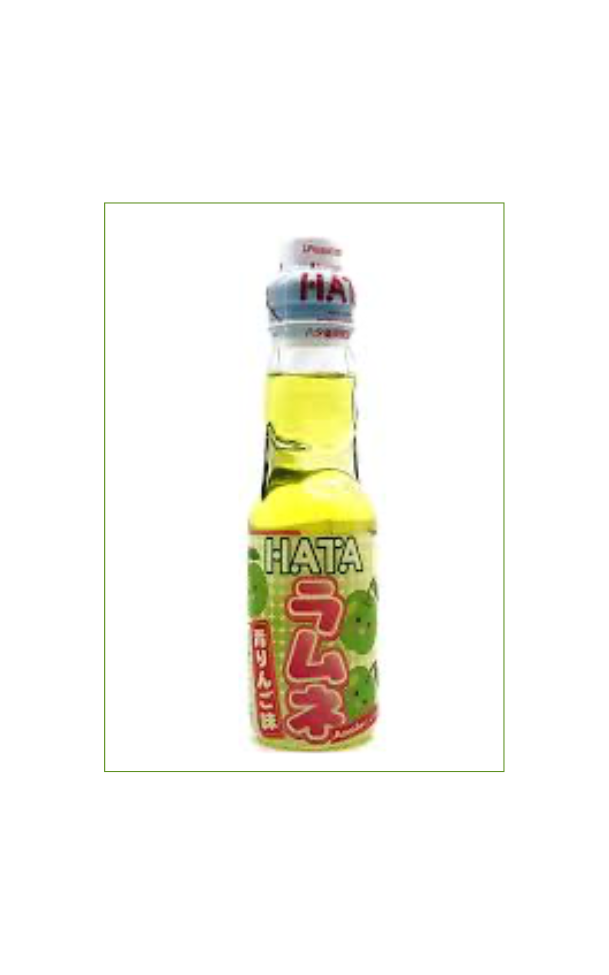 HATA Kosen Ramune Apple Flavor Glasflasche (200ml)