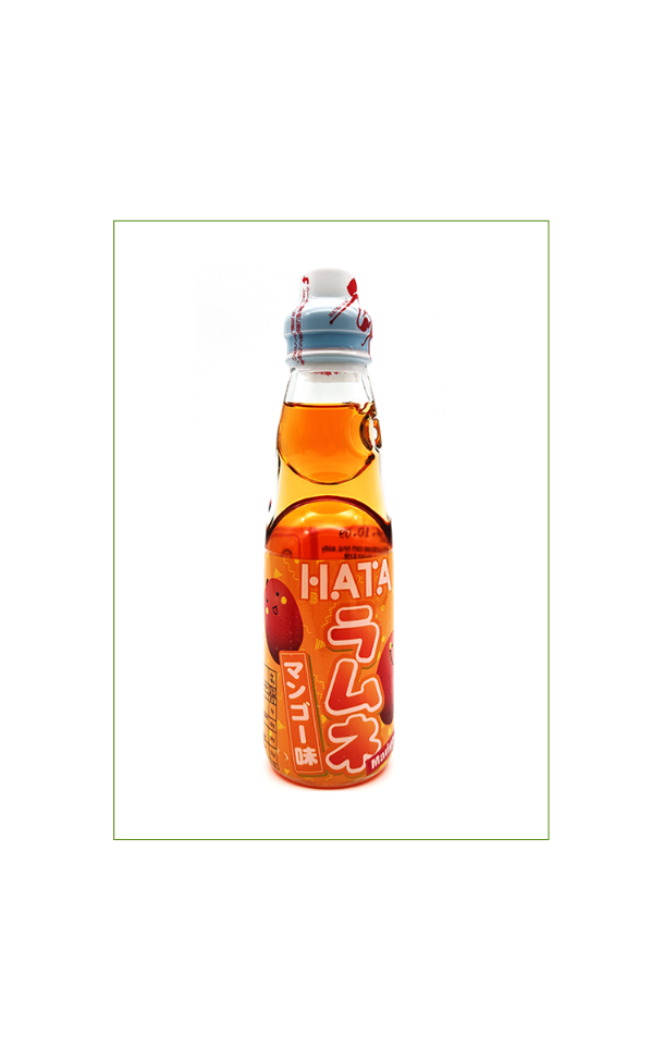 HATA Kosen Ramune Mango Flavor Glasflasche (200ml)