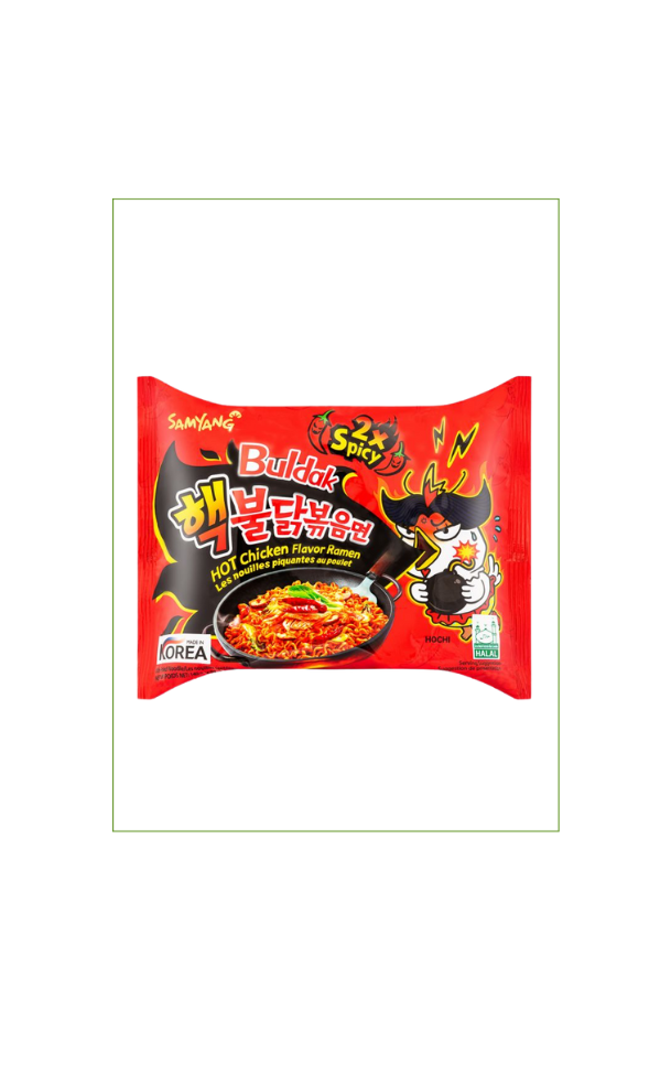 Buldak Hot Chicken 2x Spicy Ramen (140g)